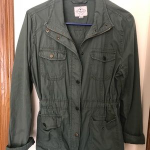 Army green light jacket